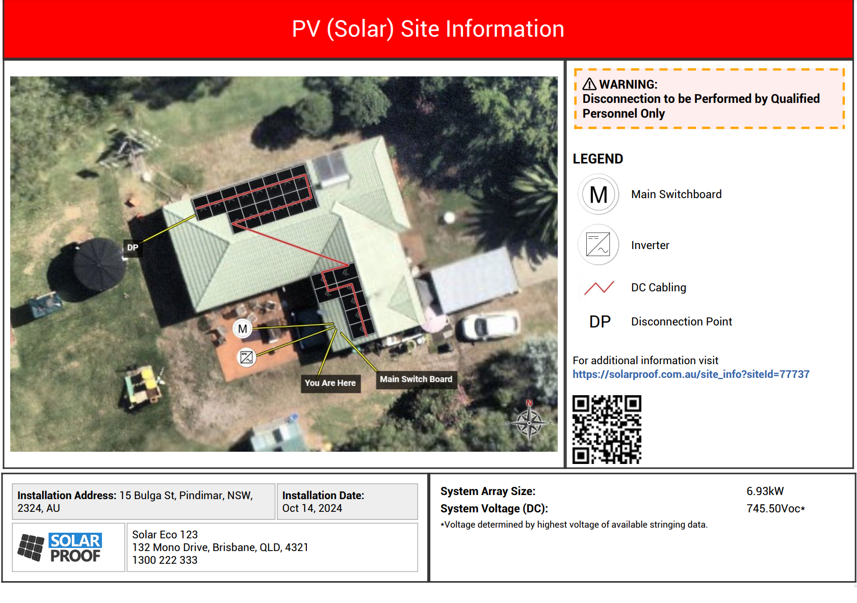 Solar Software PV Site Map Example